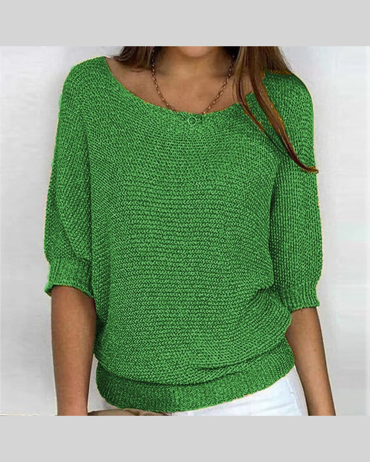 Maglione Morbido a Manica Ampia
