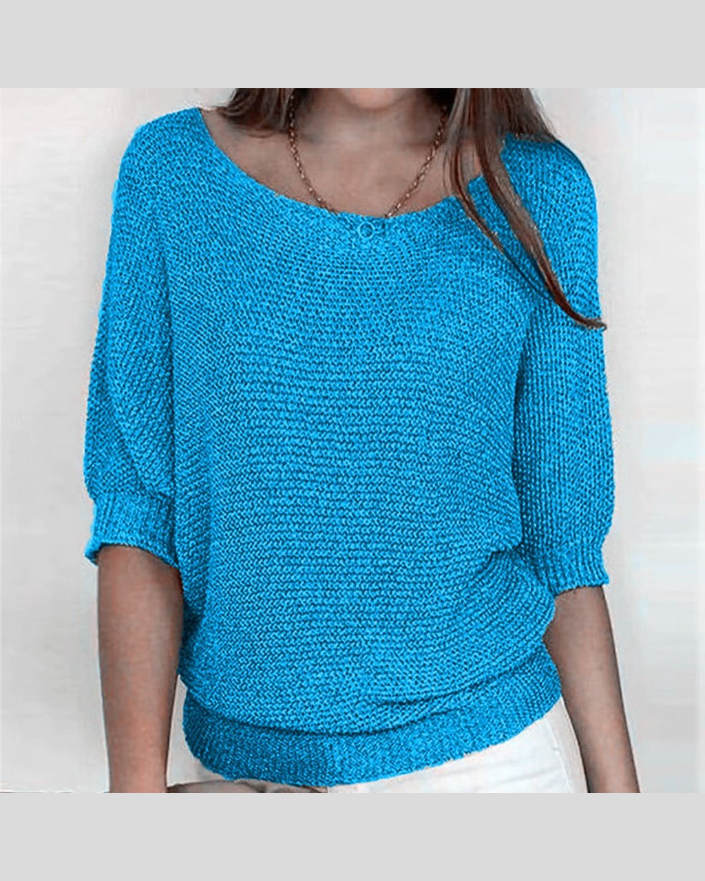 Maglione Morbido a Manica Ampia