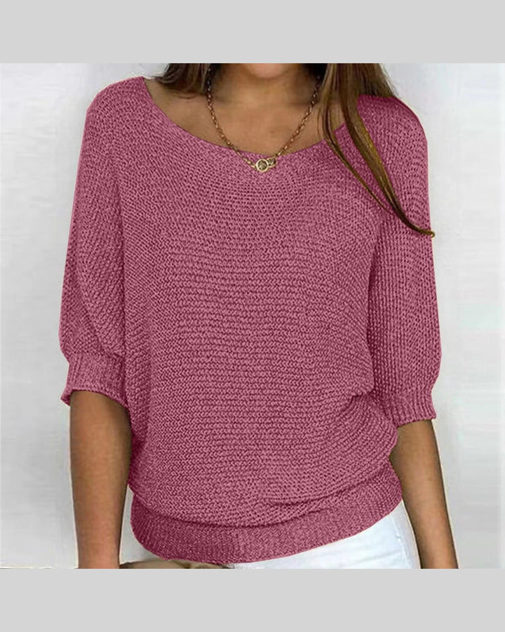 Maglione Morbido a Manica Ampia