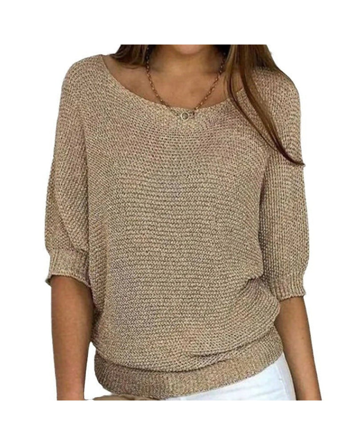 Maglione Morbido a Manica Ampia