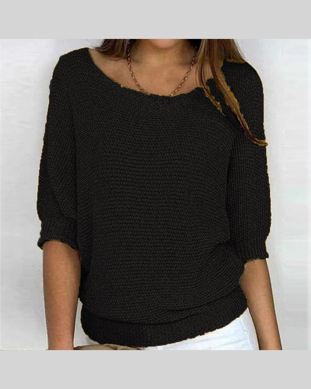 Maglione Morbido a Manica Ampia