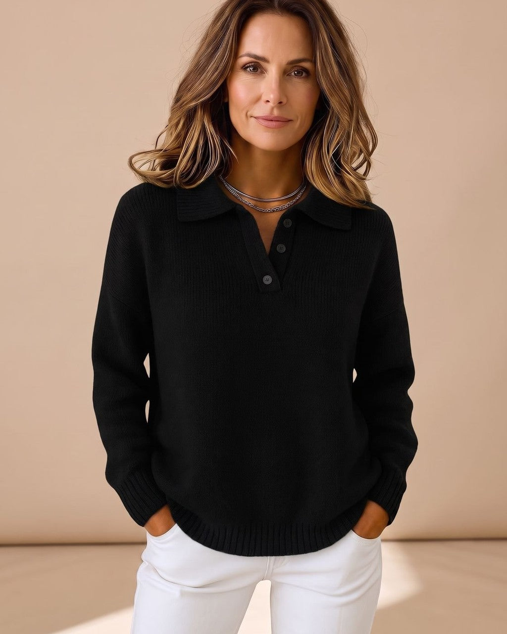 Maglione Morbido Stile Polo