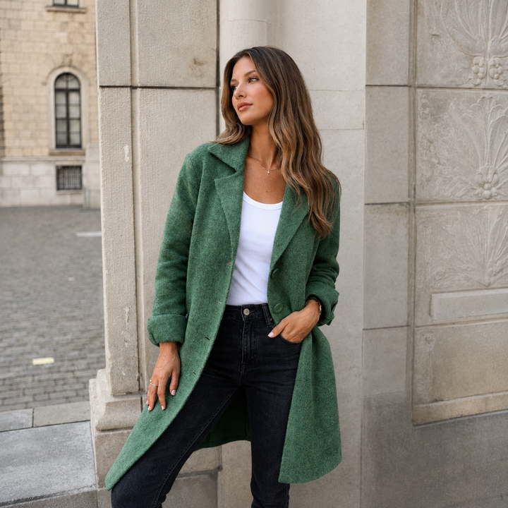 Cappotto Morbido dal Taglio Dritto