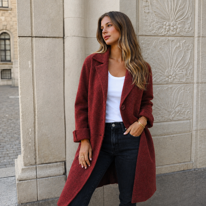 Cappotto Morbido dal Taglio Dritto