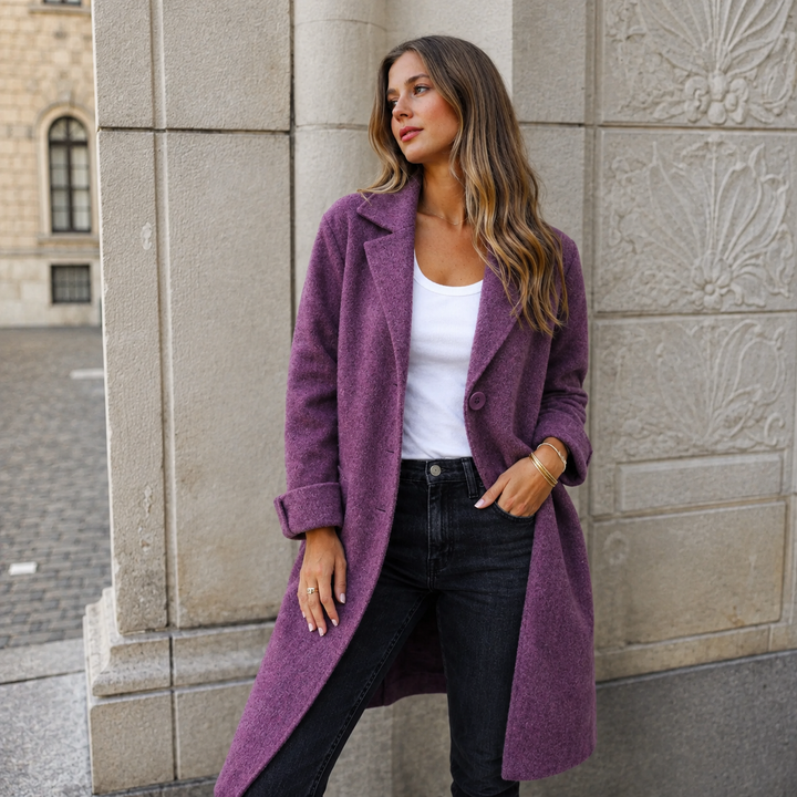 Cappotto Morbido dal Taglio Dritto