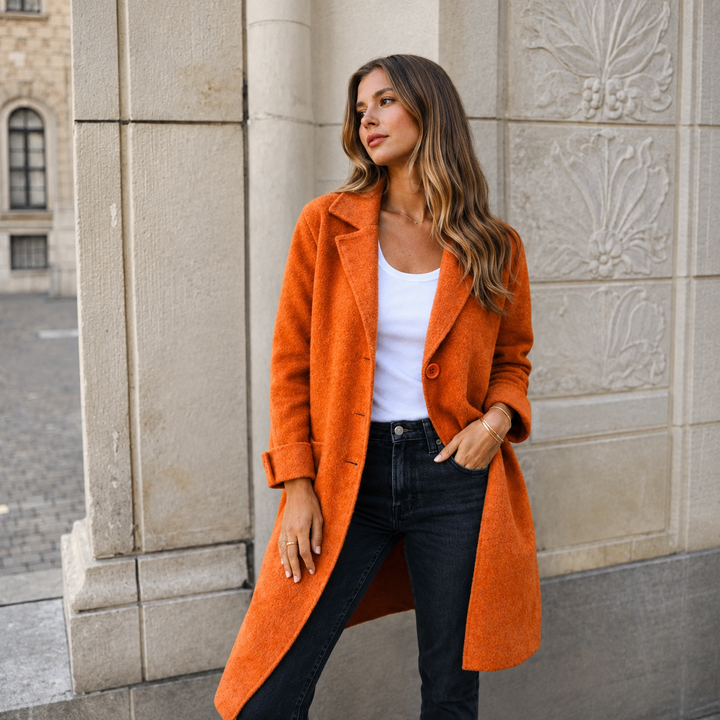 Cappotto Morbido dal Taglio Dritto