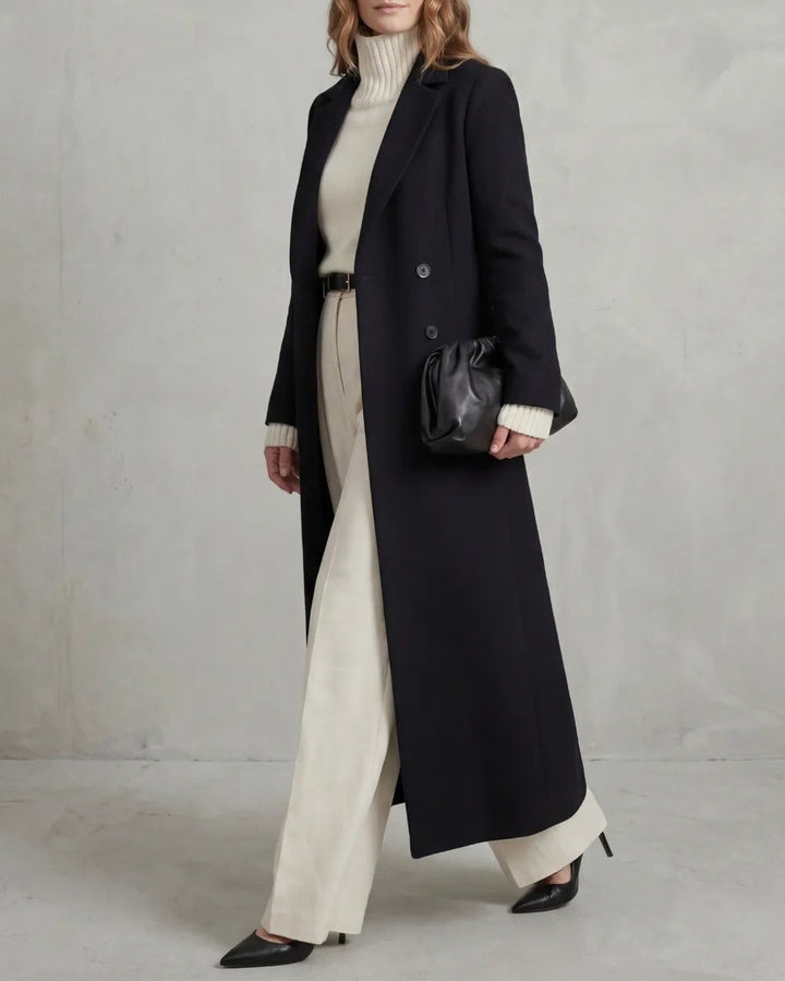 Cappotto Lungo a Doppio Petto