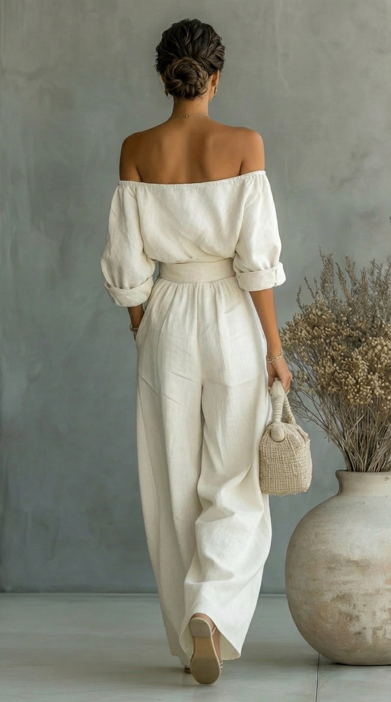 Completo con Top Stile Bardot