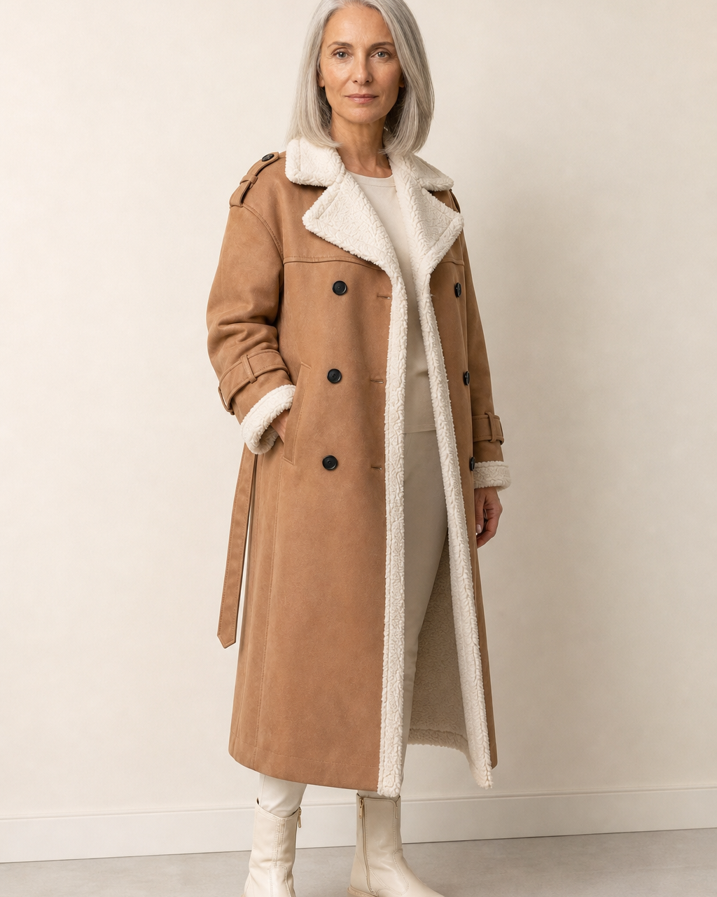 Cappotto Lungo con Interno Morbido