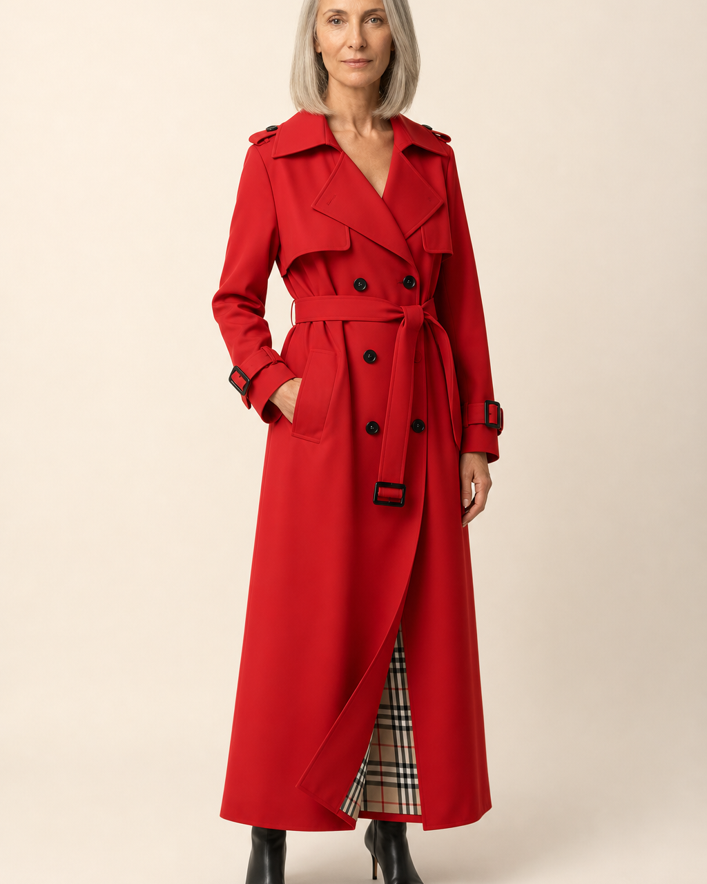 Cappotto Trench a Doppio Petto