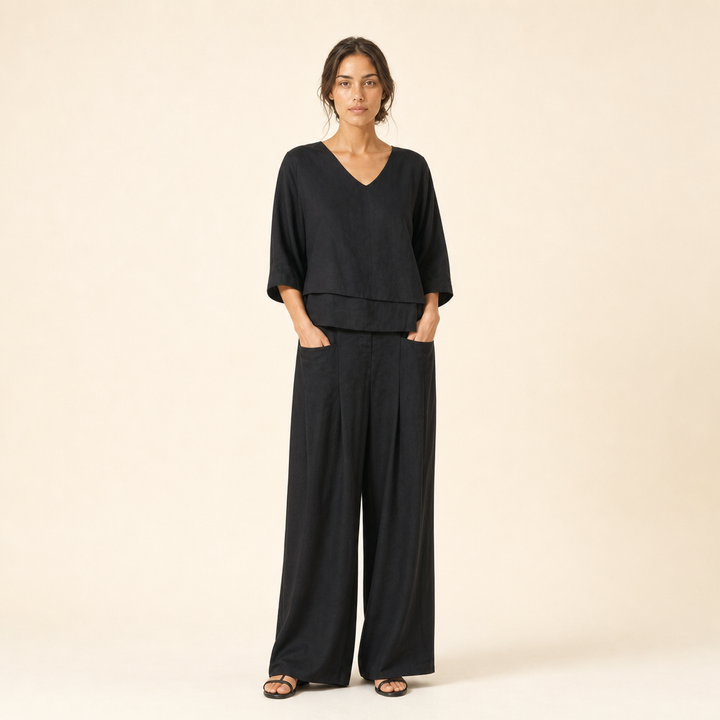 Completo Due Pezzi con Top Asimmetrico