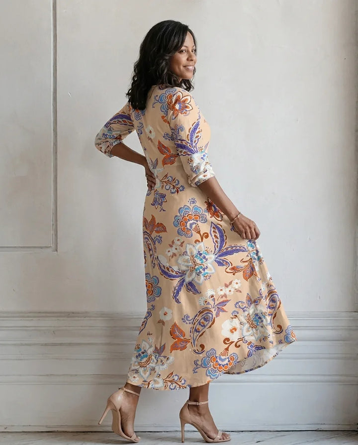 Abito Midi Stampa Paisley