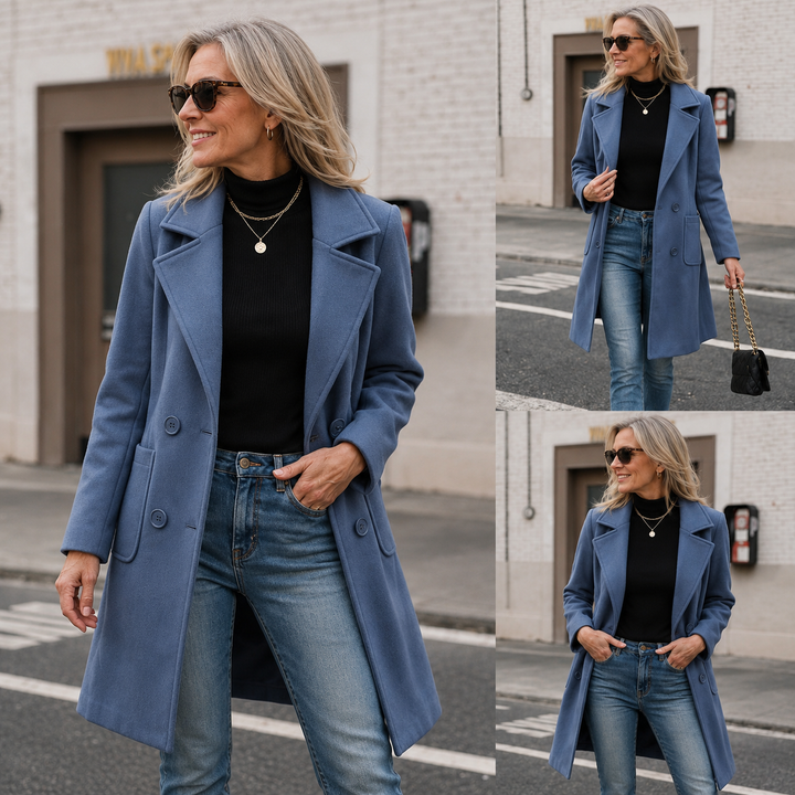 Cappotto Elegante a Doppio Petto