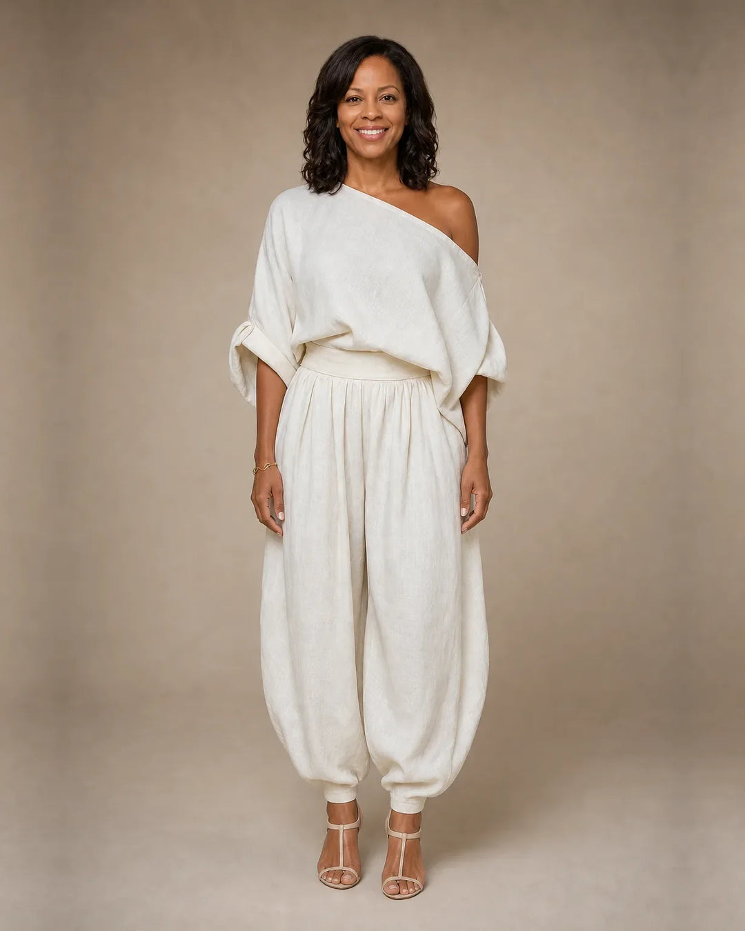 Completo Monospalla con Pantalone a Sbuffo