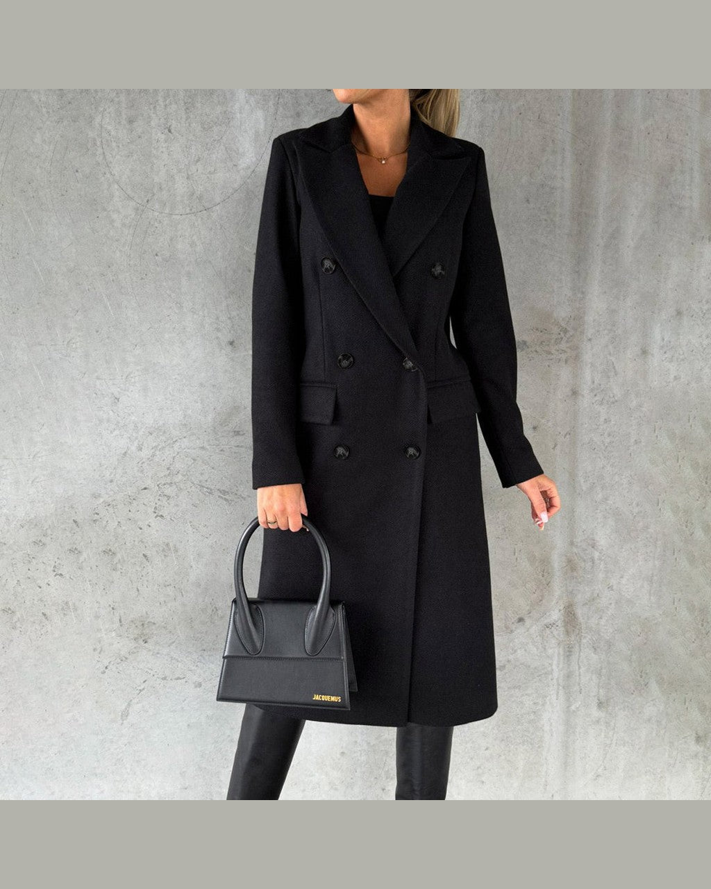 Cappotto Avvitato a Doppio Petto