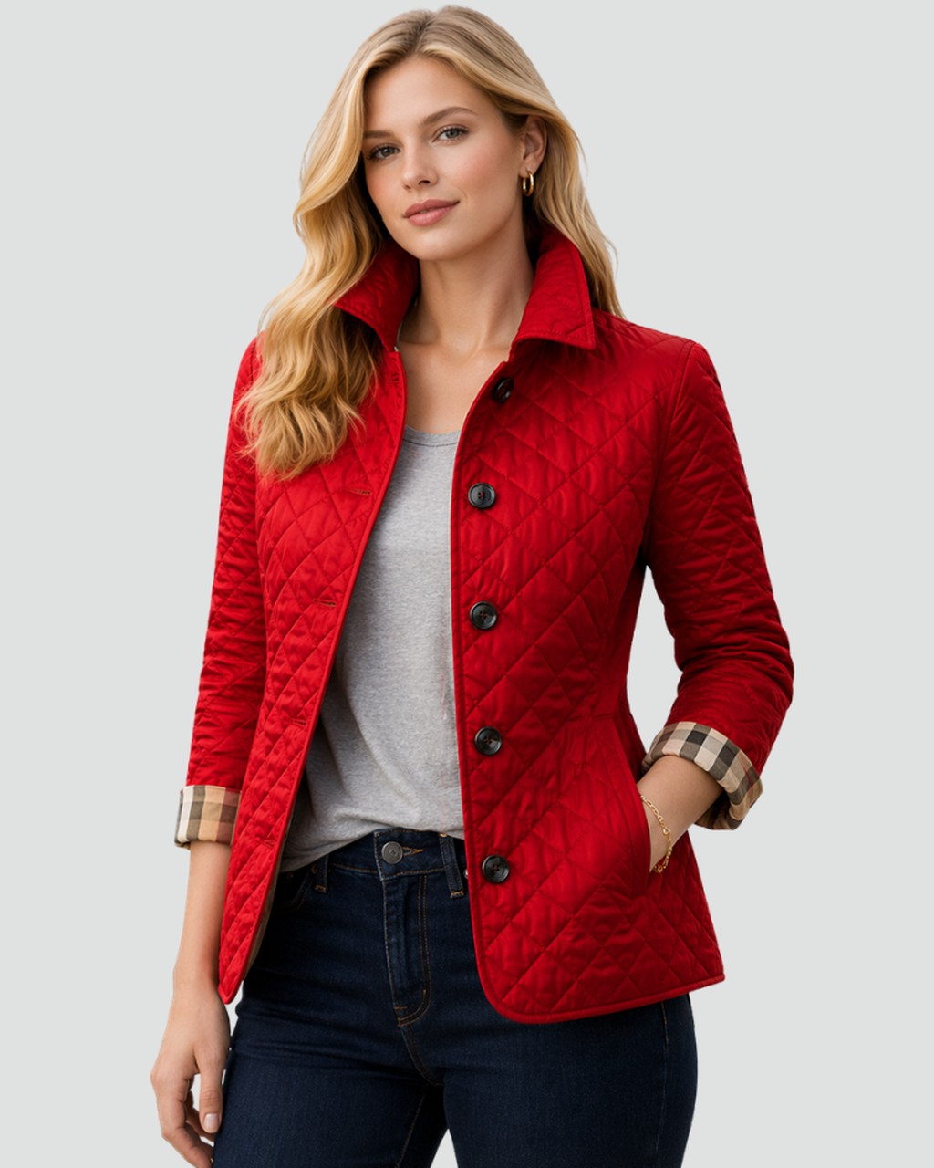 Cappotto Leggero Trapuntato