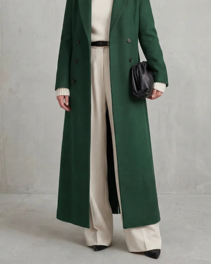 Cappotto Lungo a Doppio Petto