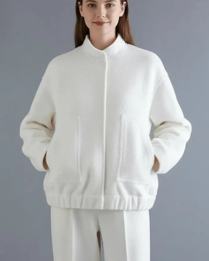 Giacca Oversize Collo Alto