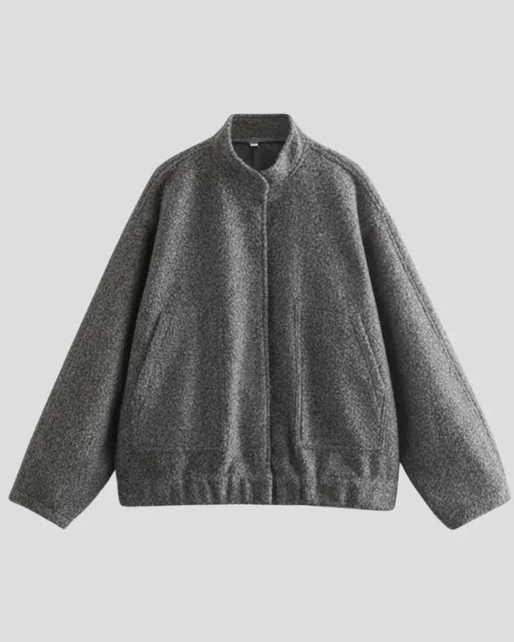 Giacca Oversize Collo Alto