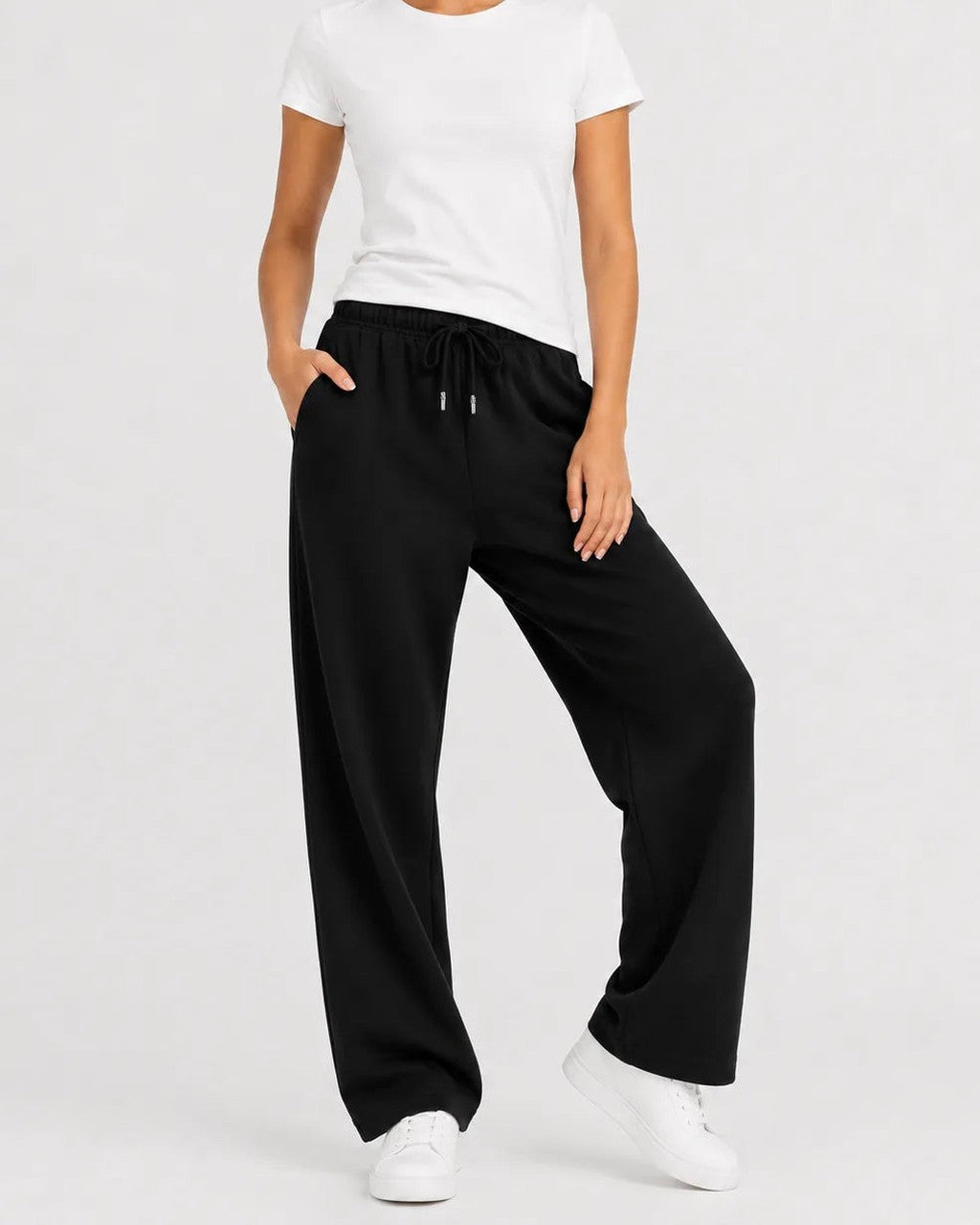 Pantaloni Ampi con Coulisse