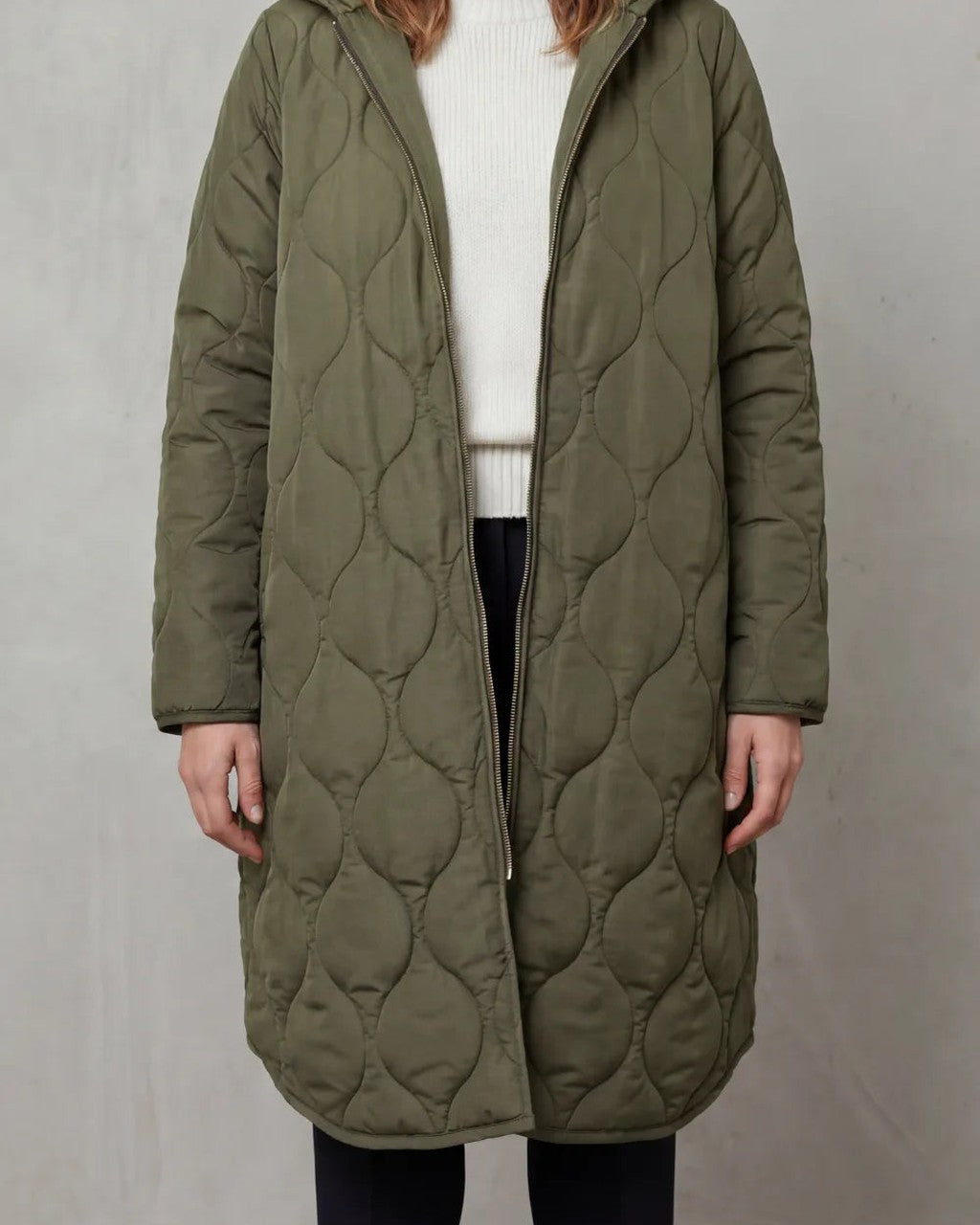 Parka Trapuntato con Cappuccio