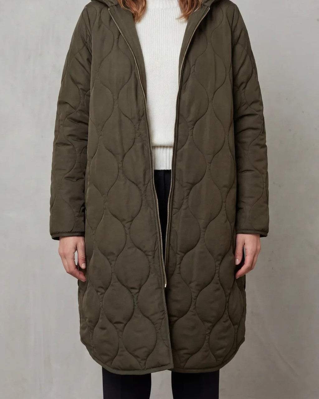 Parka Trapuntato con Cappuccio