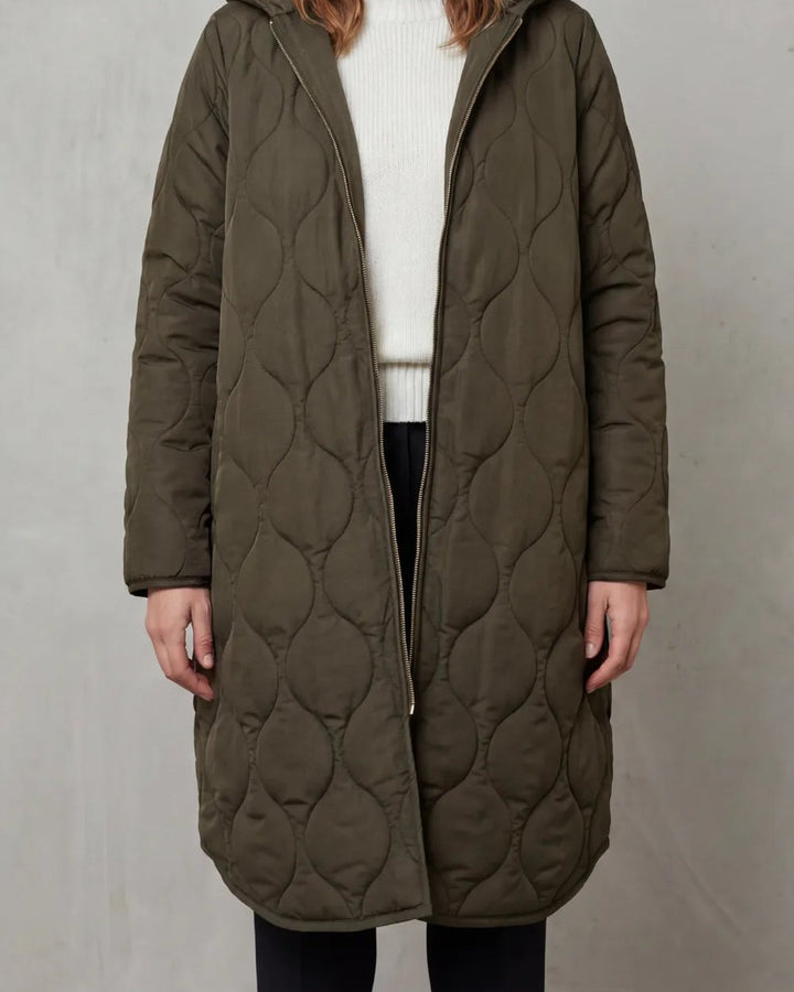 Parka Trapuntato con Cappuccio