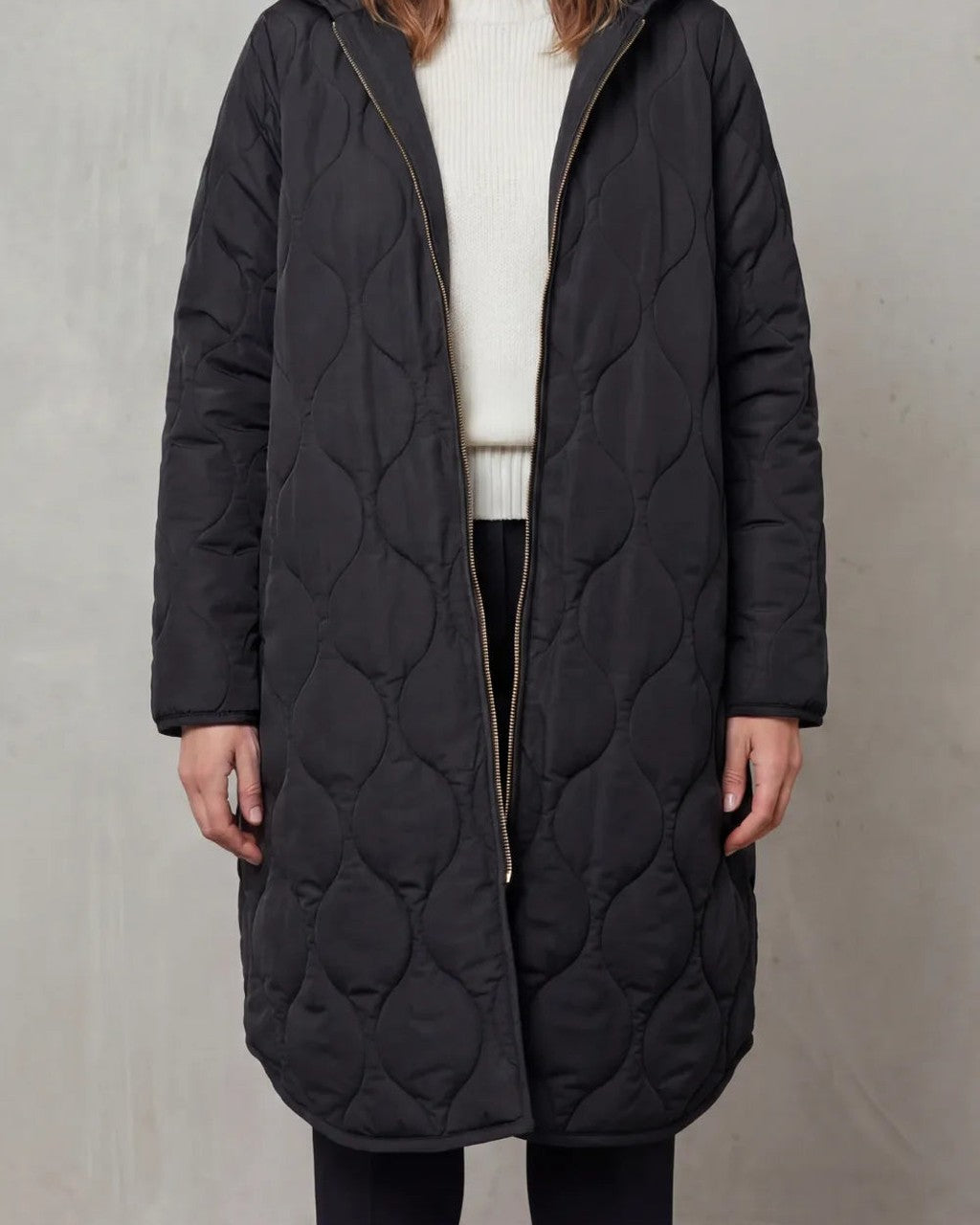 Parka Trapuntato con Cappuccio