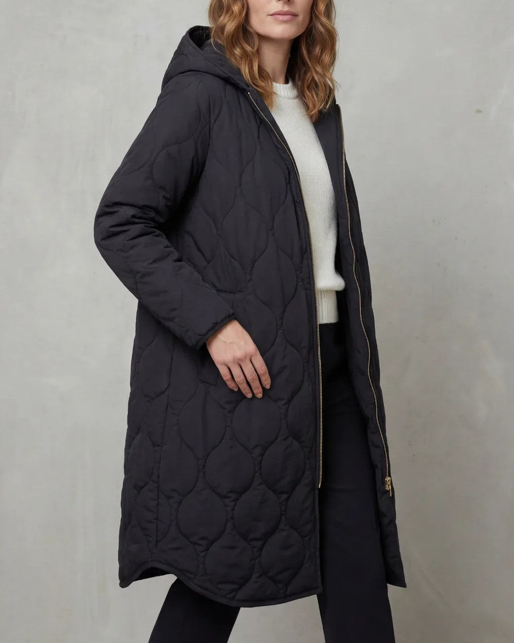 Parka Trapuntato con Cappuccio