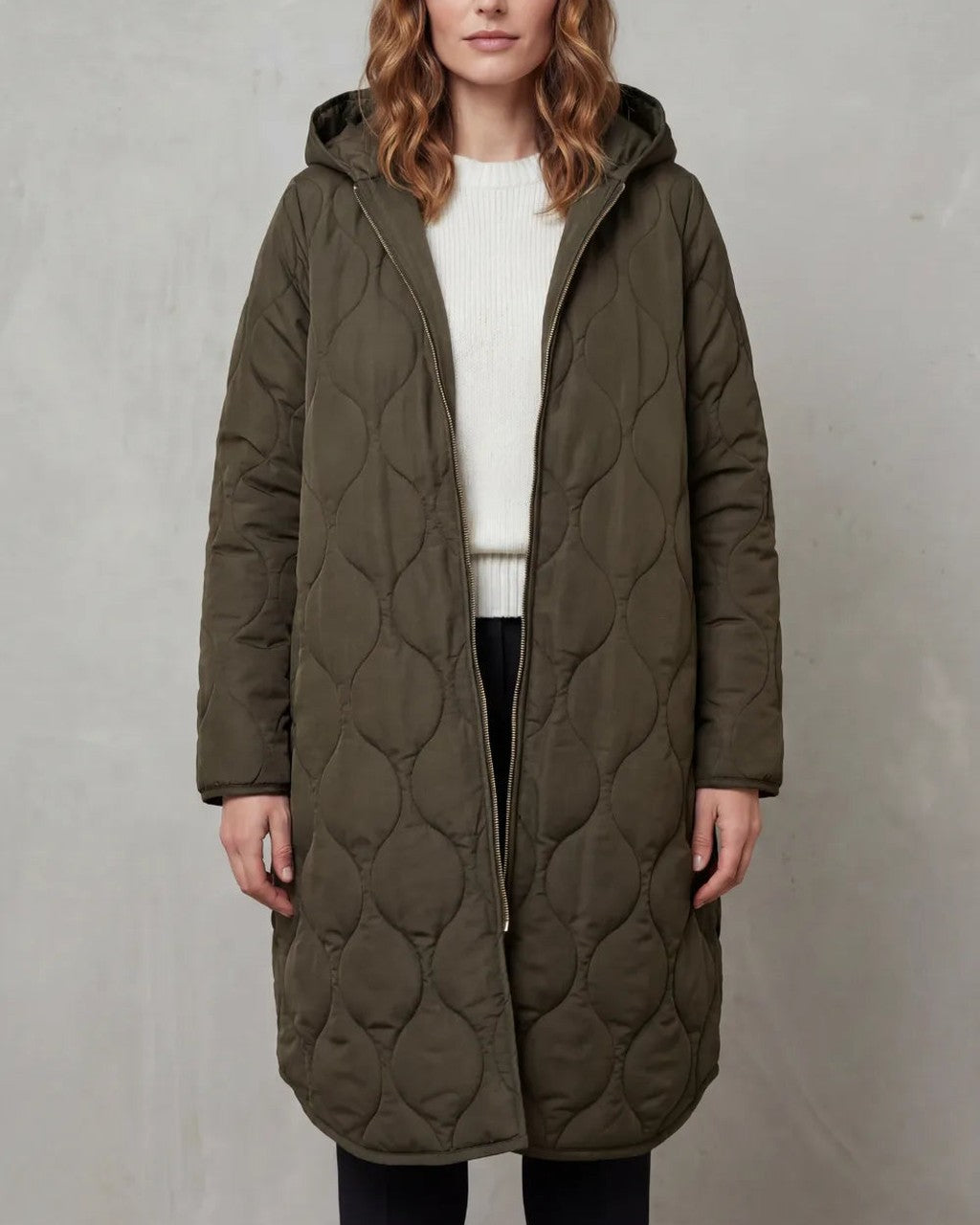 Parka Trapuntato con Cappuccio