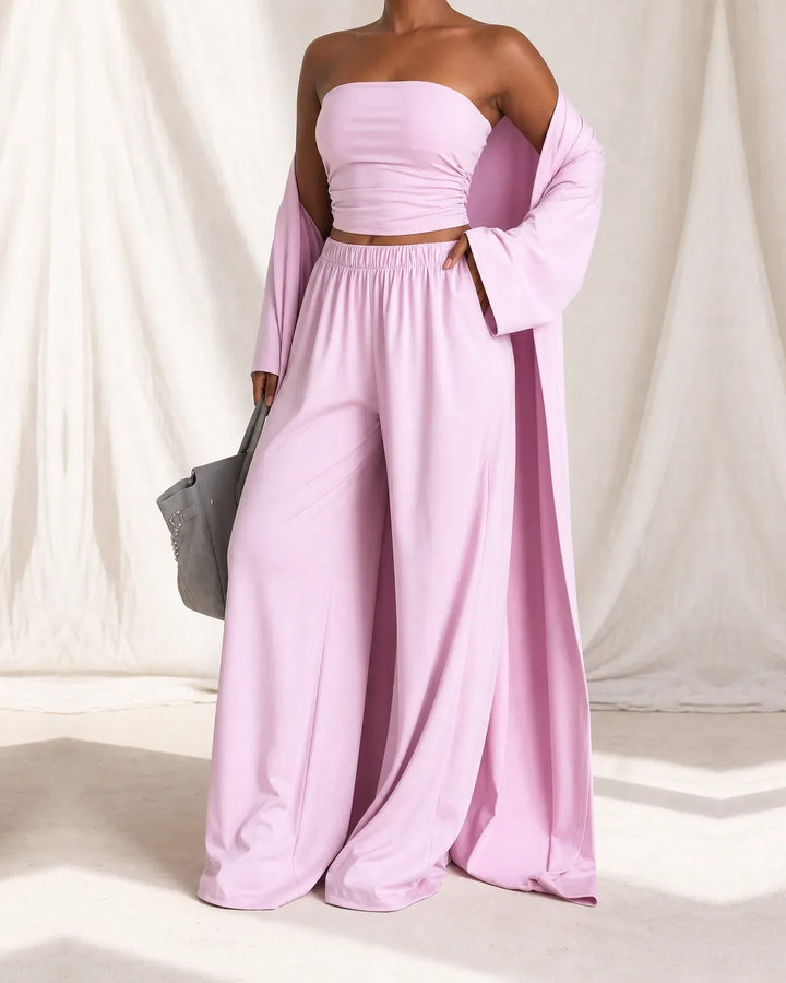 Completo Tre Pezzi con Pantalone Largo