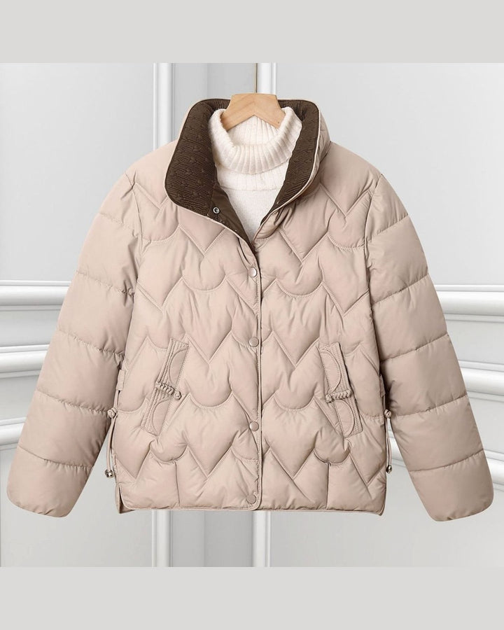 Piumino con Trapuntatura a Onde
