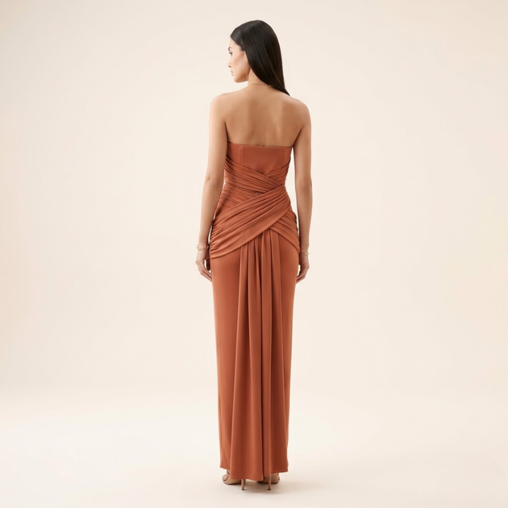 Abito Serale con Inserti Cut-Out