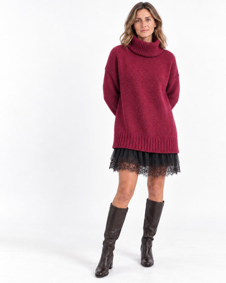 Completo con Dolcevita e Sottoveste
