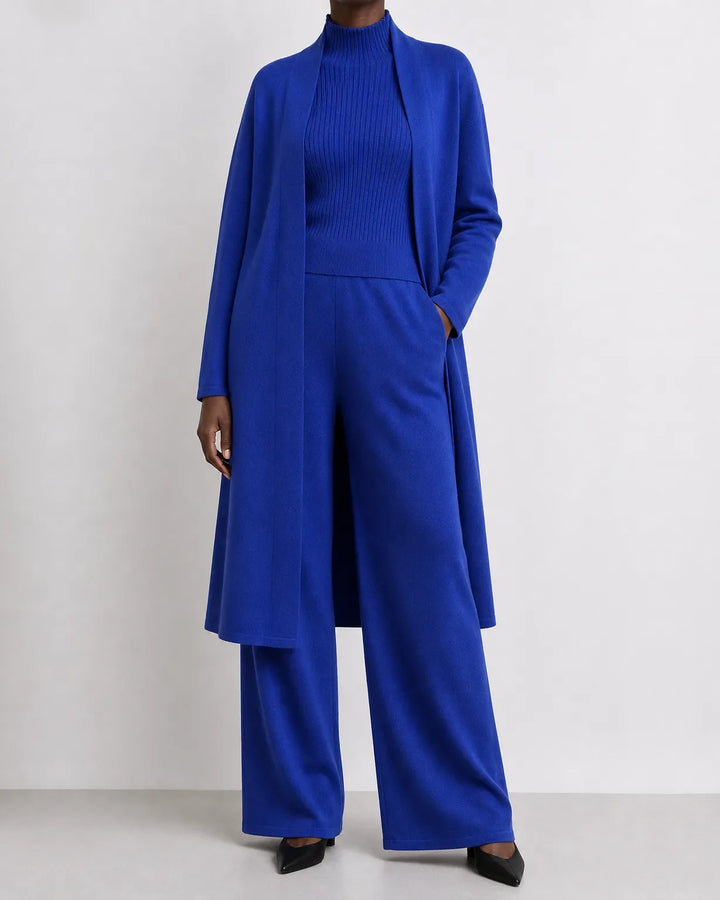 Completo Tre Pezzi con Cardigan Lungo