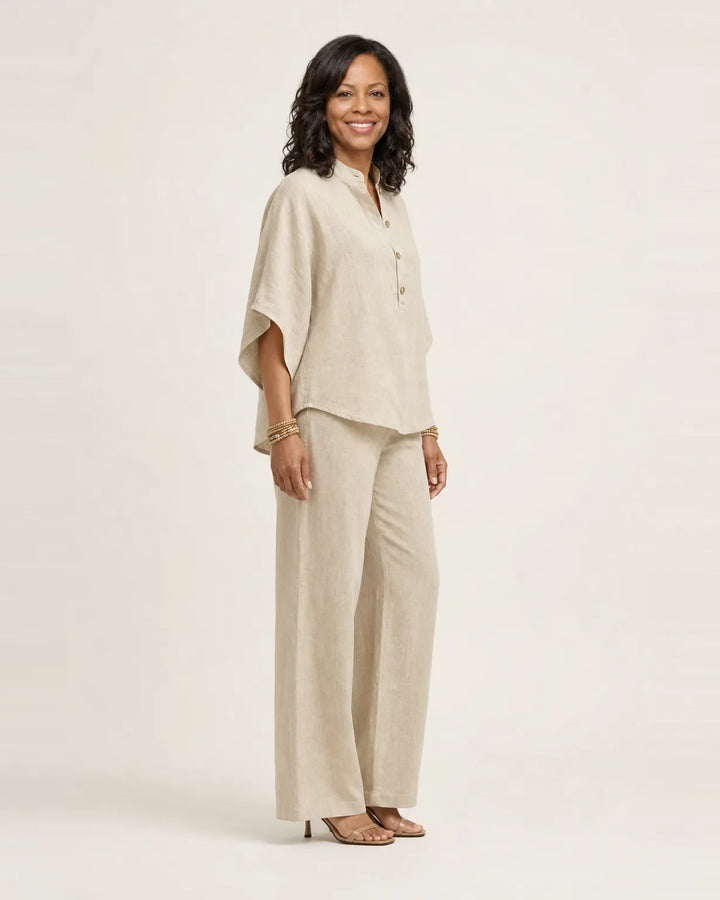 Completo con Blusa e Pantalone Largo