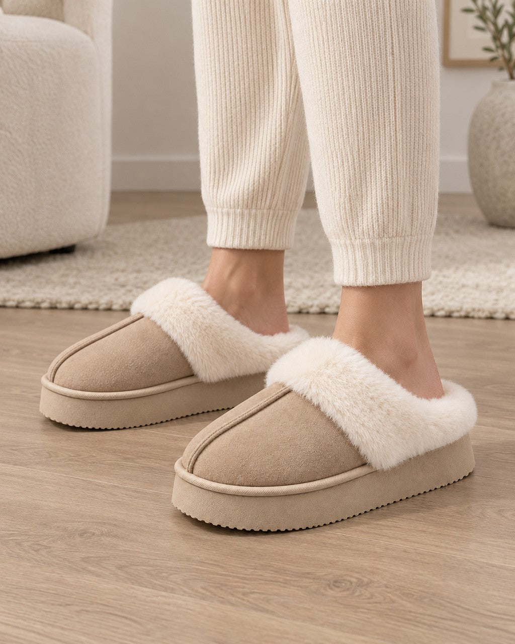 Scarpe Stile Sabot con Platform