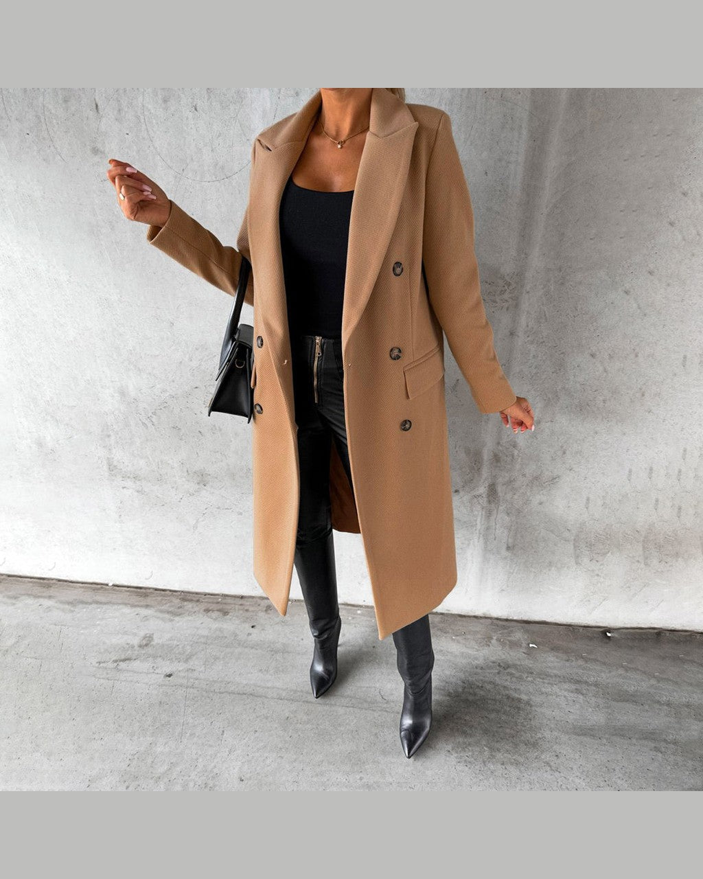 Cappotto Avvitato a Doppio Petto