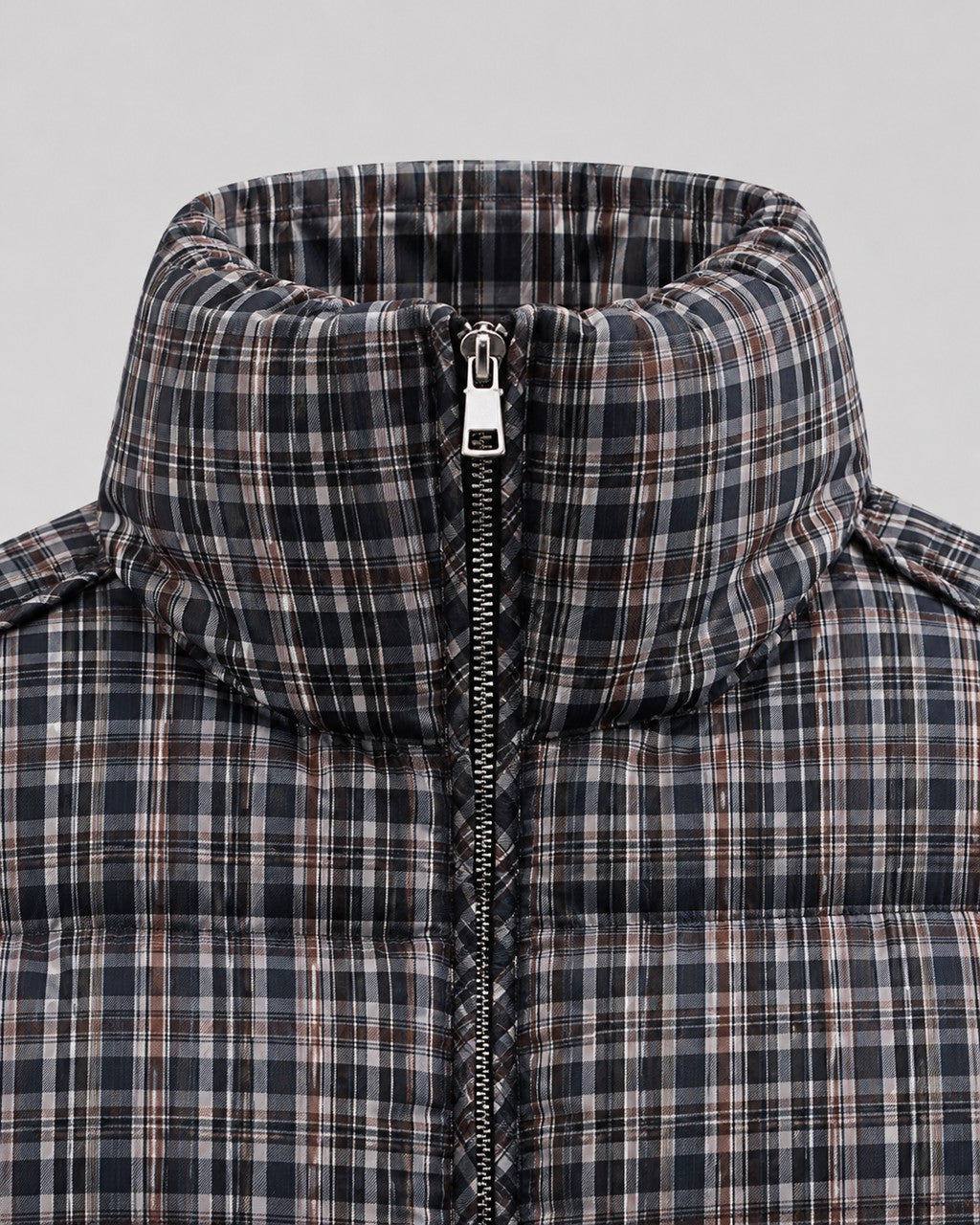 Cappotto Corto a Quadri