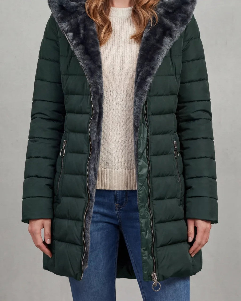 Cappotto Imbottito con Interno Morbido