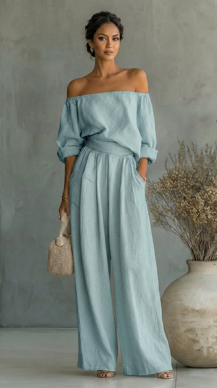 Completo con Top Stile Bardot