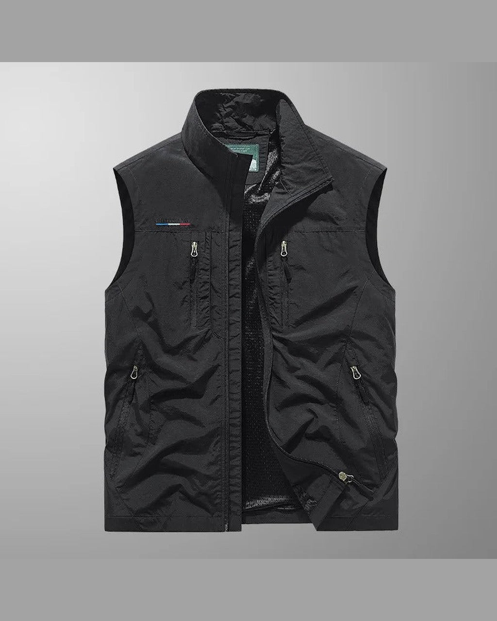 Gilet Sportivo con Tasche a Zip