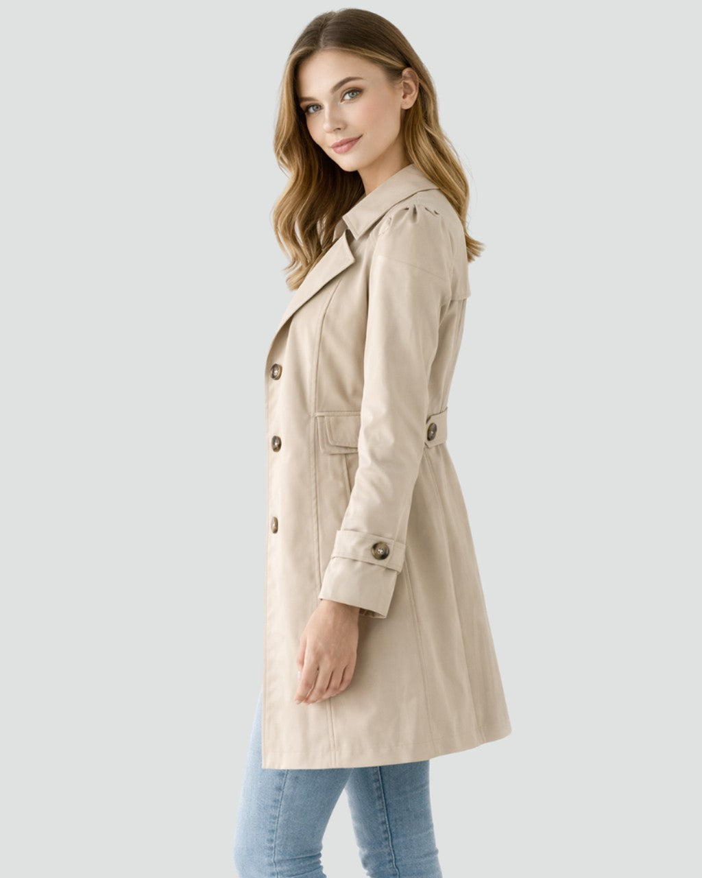 Trench Classico Sfiancato