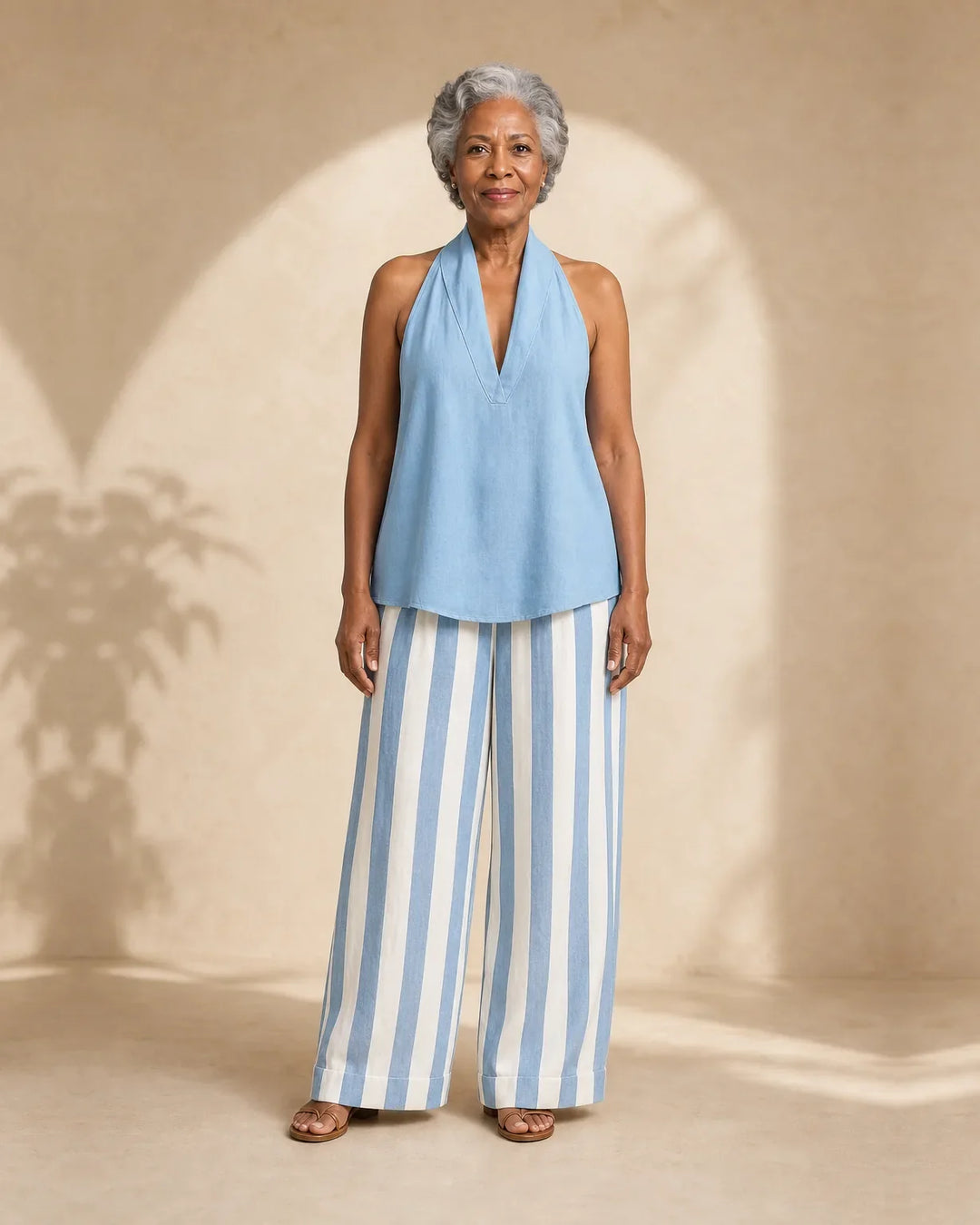 Completo Pantalone a Righe