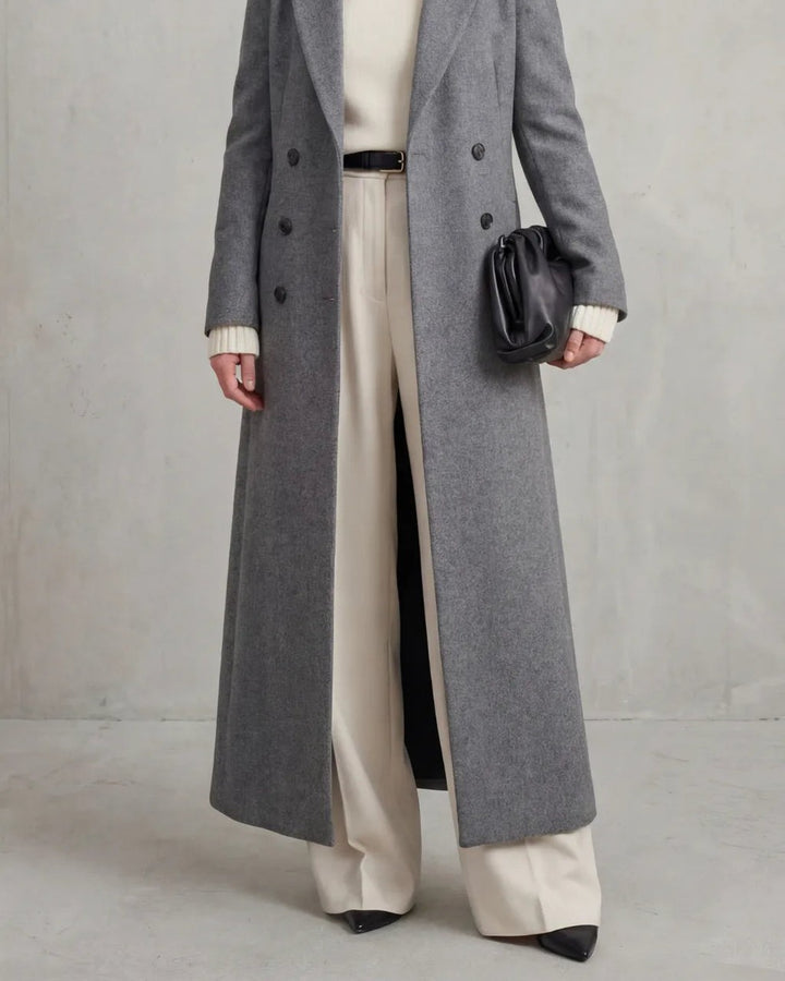 Cappotto Lungo a Doppio Petto