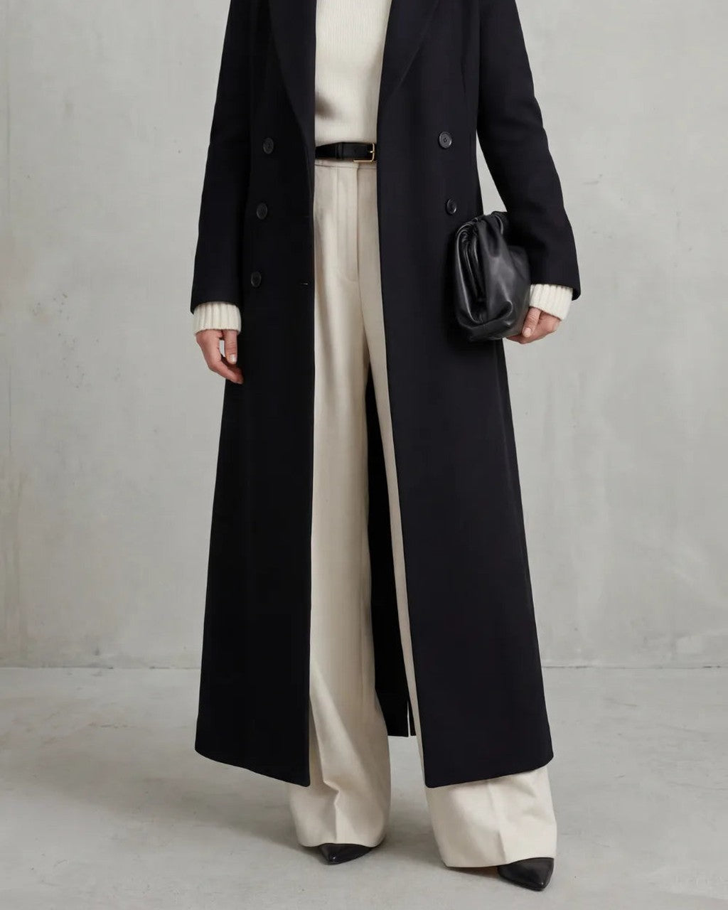 Cappotto Lungo a Doppio Petto