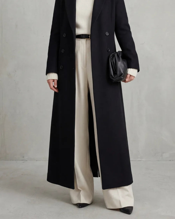 Cappotto Lungo a Doppio Petto