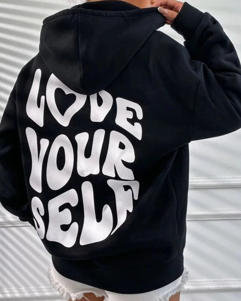 Felpa Oversize con Scritta