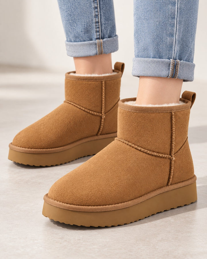 Stivaletti Caldi con Platform