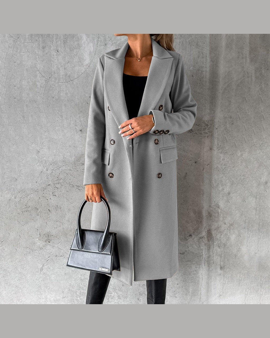 Cappotto Avvitato a Doppio Petto